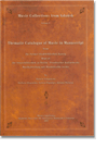 Thematic Catalogue of Music in Manuscript from the Former Stadtbibliothek Danzig Kept at	the Staatsbibliothek zu Berlin – Preußischer Kulturbesitz Musikabteilung mit Mendelssohn-Archiv