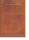 Thematic Catalogue of Music in Manuscript in the State Archive in Gdansk